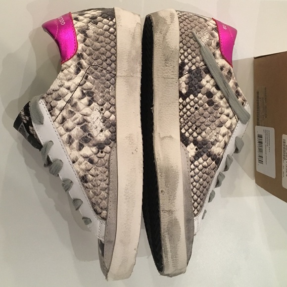 Golden Goose Superstar Sneaker Snake sz 37 NIB - Picture 6 of 8